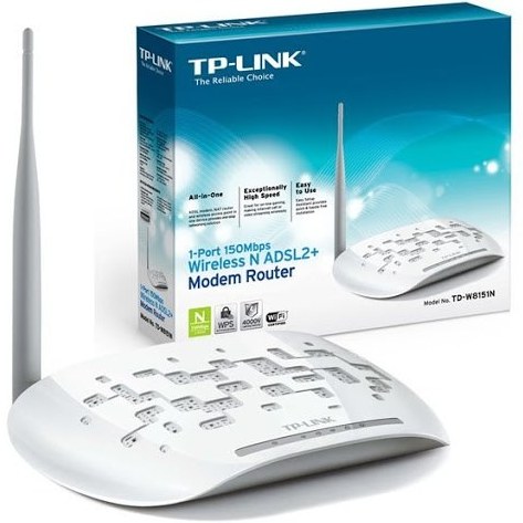 مودم کارکرد +ADSL2 تی پی لینک مدل TD-W8151N